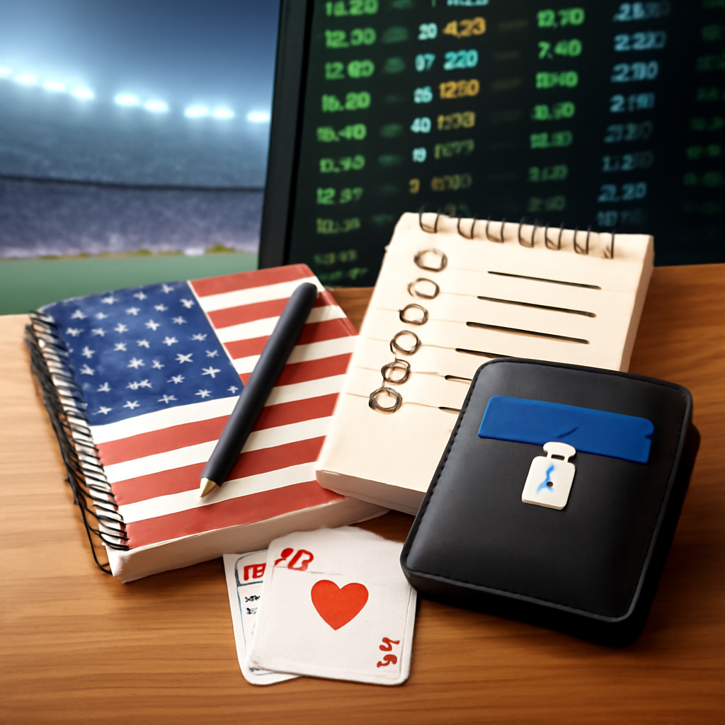 Gaming America: limits, source checks and safer play — editorial illustration for America Responsible Play